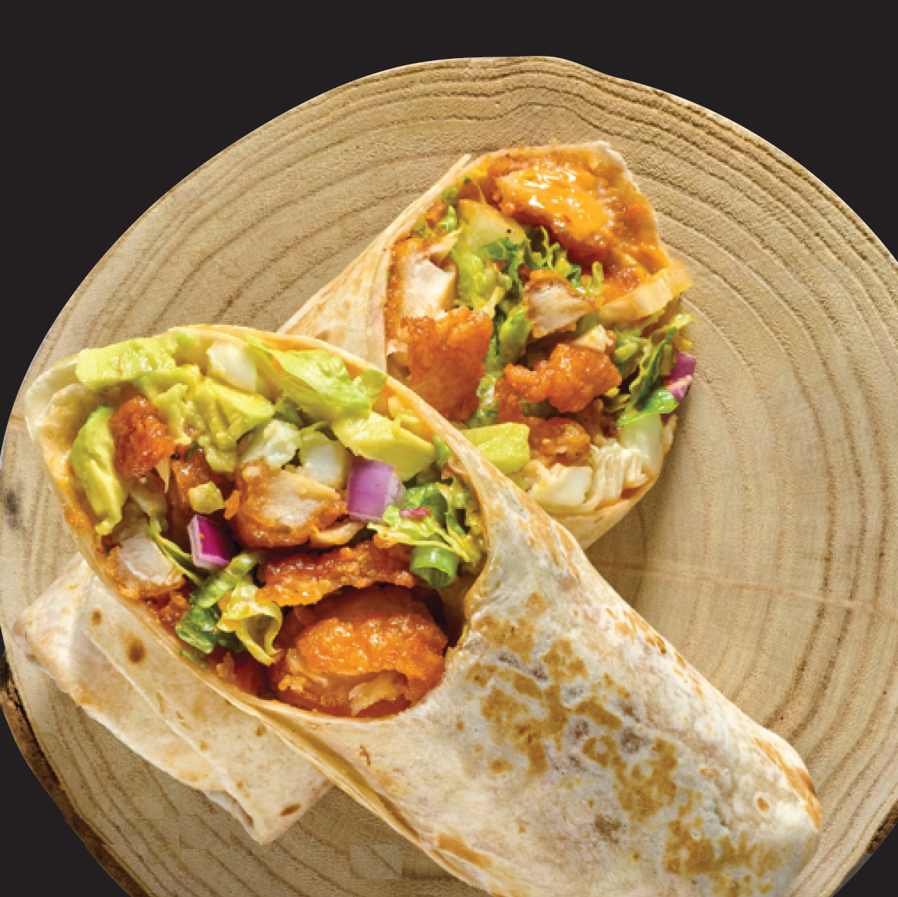 WCKD Wings chicken wrap