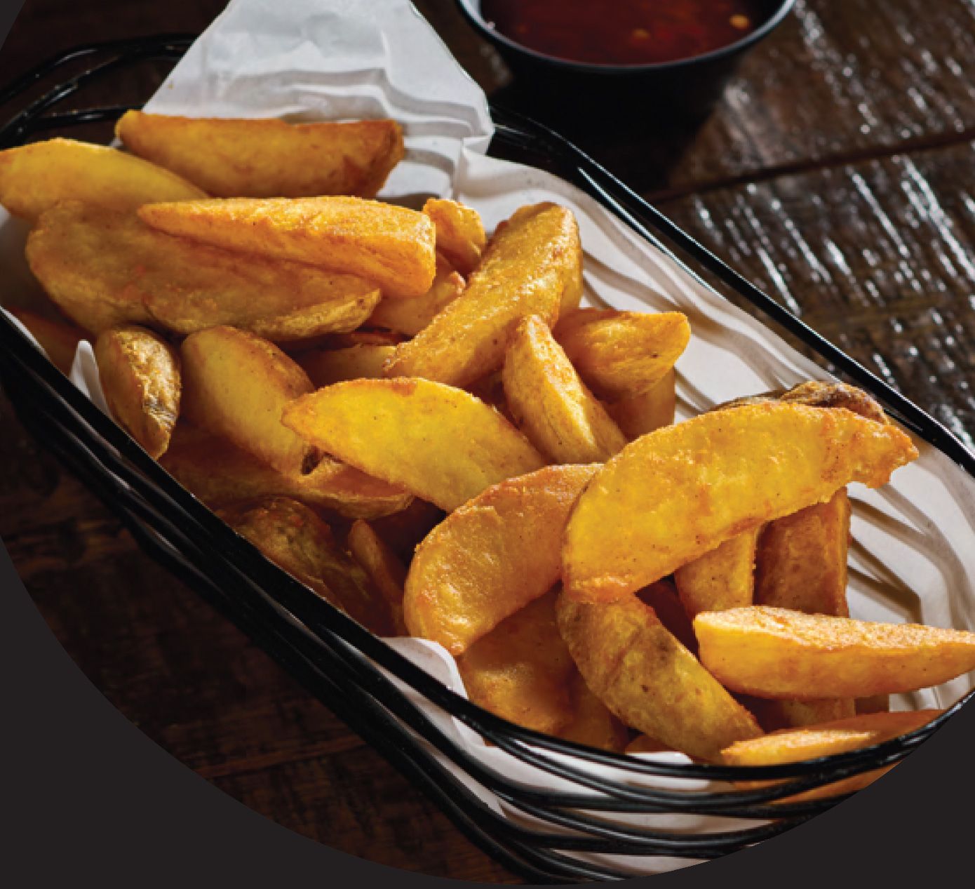 WCKD Wings seasoned wedges